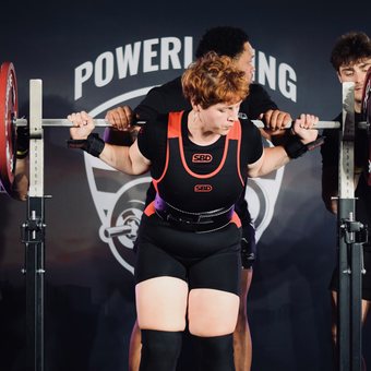 Amy Carpenter, powerlifter and Compiled Athletics client in Chicago