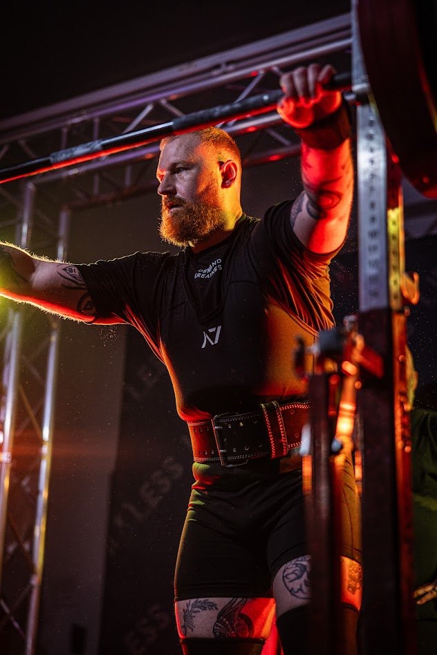 Colin McCaleb, strength coach and USAPL powerlifter, training in Chicago